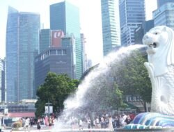 Patung Merlion Singapura di Renovasi, Pengunjung Dilarang Ambil Foto