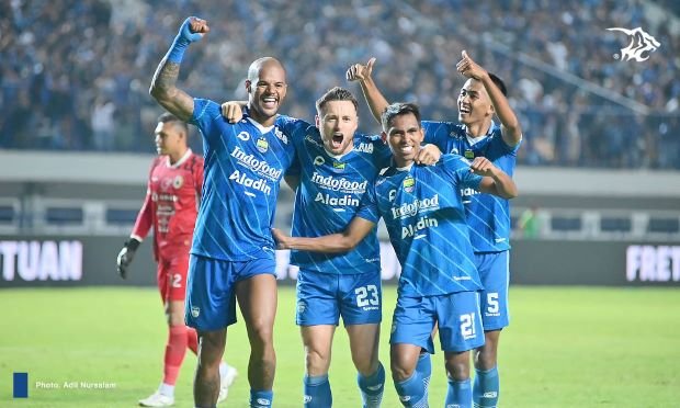 Kalahkan PSS Sleman 4-1, Persib Bandung Pertahankan Rekor Tak Terkalahkan di Liga 1 2023/2024