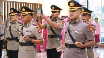 Laksanakan Sertijab, AKBP Robby Topan Manusiwa Jabat Kapolres Lingga