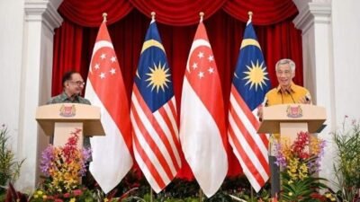 PM Lee dan PM Datuk Anwar Sepakat Tingkatkan Koneksi Lintas Batas Malaysia-Singapura