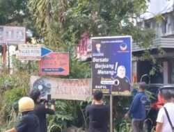 Warga Protes, Bawaslu Kota Batam Pilih Kasih Tertibkan APK Pemilu 2024