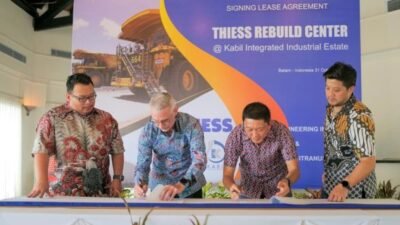 Thiess Perluas Perbaikan Truk Tambang dengan Fasilitas Baru di Kawasan Industri Terpadu Kabil, Batam