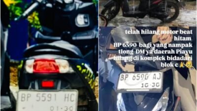 Dua Motor Raib Sekaligus di Kos Tanjung Piayu Batam, Korban Baru Sadar Usai Terdengar Teriakan